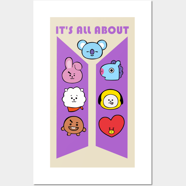 It's all about BTS Wall Art by Kimrora